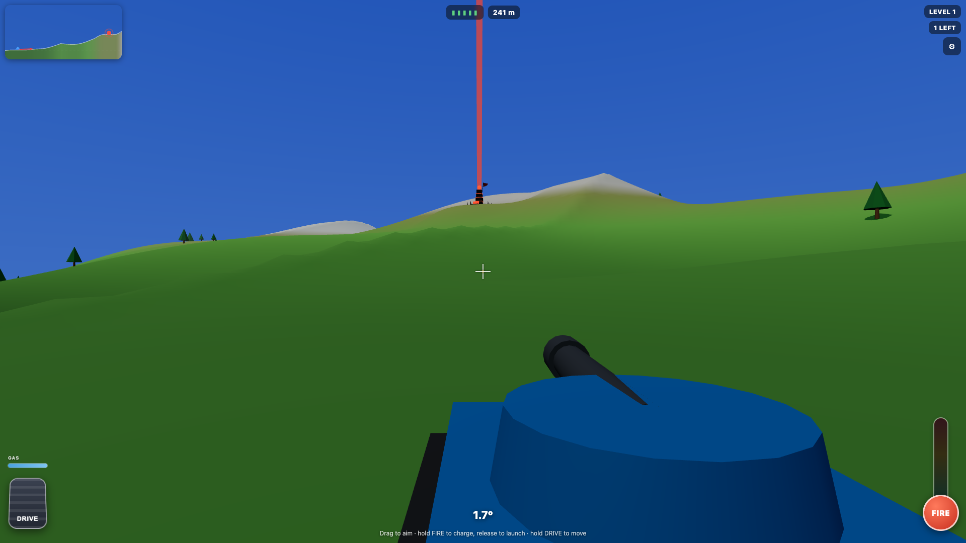TankGolf gameplay